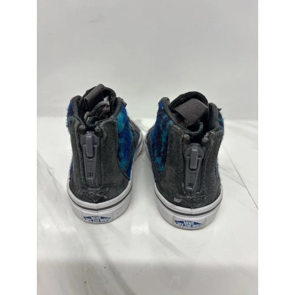 Vans Pendleton Blue Tribal SK8-Hi 3M Scotchgard Insulated Hi-Top Sneakers US 4.5